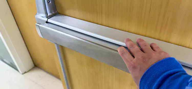 Installing a Push Bar on a Door Huntsville